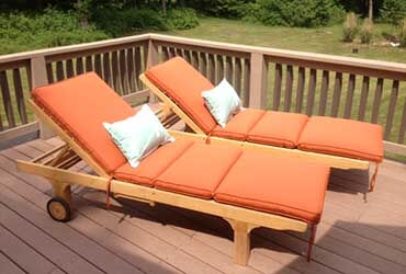 Teak Chaise Lounges, Sun Loungers, Steamer Chairs