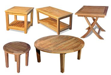 Teak Coffee Tables, Teak End Tables from Goldenteak