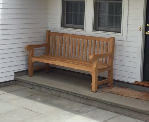 Teak Hyde  Park Bench 6ft Customer Photo