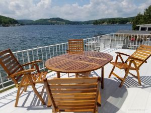 Teak Round Ext Table, Recliner Chairs - Customer Photo