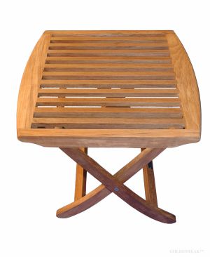 Teak Foot Stool End Table Salisbury 3031F