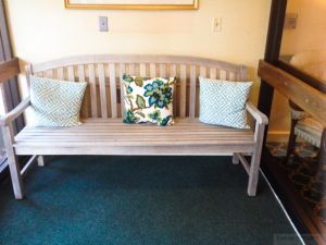 Teak Aquinah Bench at Nevins Senior Center - Customer Photo