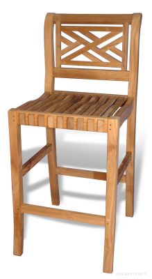 Teak Bar Chair Chippendale