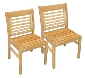 Teak Westerly Side Chair - PAIR