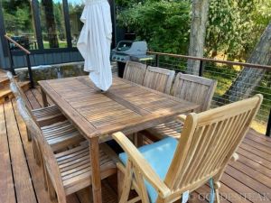 15 Years and Counting  - Teak Patio Furniture Customer Photo Goldenteak