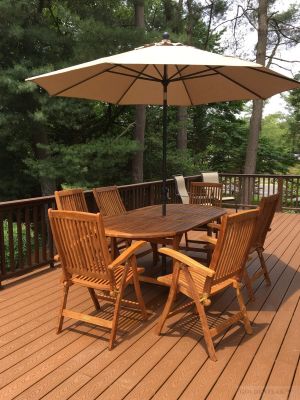 Teak Patio Set with Recliner Chairs - Customer Photo Goldenteak