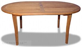 Teak Captiva Oval Table New