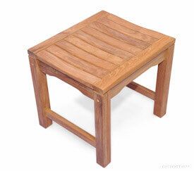 Teak Shower Stool Rosemont- 19.5 inch | Premium Teak