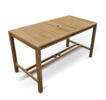 Teak Bar Height Dining Table 72 in Goldenteak