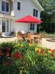 Teak Patio Dining Set- Harvest Table- Stacking Chairs-customer photo