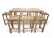 Teak Bar Height Dining Set for 8 - Hyannis Collection