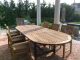 Teak Oval Ext Table, Millbrook Chairs - Customer Photo Goldenteak