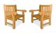 Teak Hyde Park Chair Set of 2