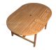 Teak Captiva Oval Table New