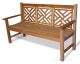 Outdoor Teak Chippendale Bench 5 ft. |  Premium Teak